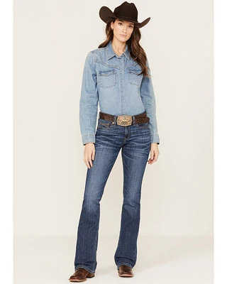 Ariat Women's R.E.A.L Perfect Rise Leila Bootcut Stretch Jeans