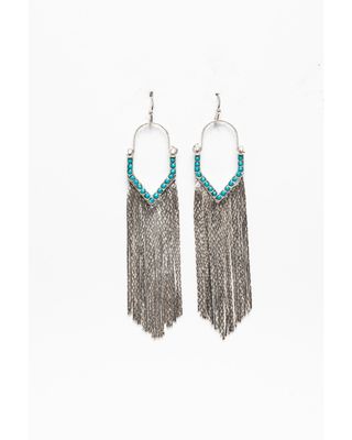 Idyllwind Women's Just Say Yes Drop Fringe Earrings