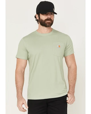 Carhartt Men's Force Relaxed Midweight Logo Pocket Short Sleeve Work T-Shirt
