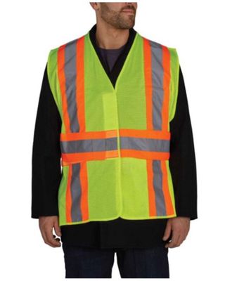 Utility Pro Men's Hi-Vis Expandable Mesh Work Vest - Big