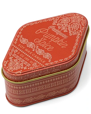 Paddywax Station Pumpkin Spice 3.5oz Candle Tin