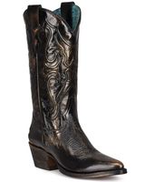 Corral Women's Bronze Embroidery Western Boots - Pointed Toe