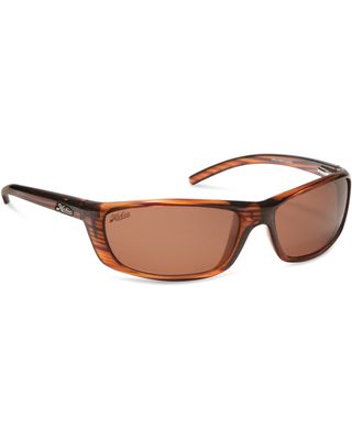 Hobie Men's Shiny Brown Wood Grain Polarized Cabo Sunglasses