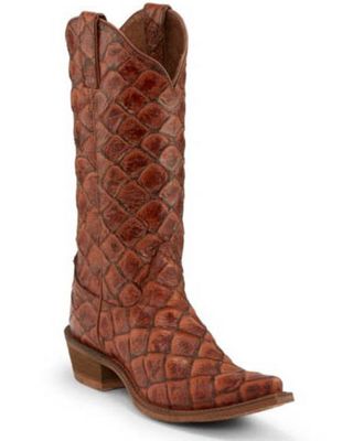Nocona Women's Bessie Cognac Western Boots - Snip Toe