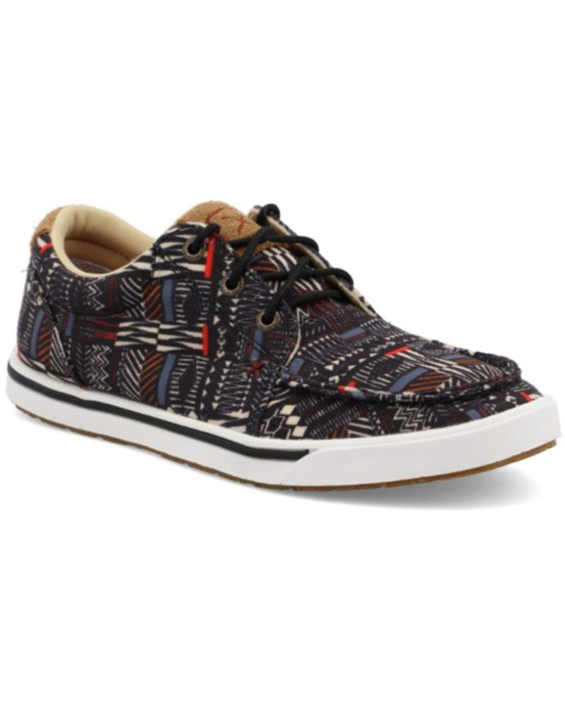 Twisted X Women's Kicks Lace Southwestern Sneaker - Moc Toe