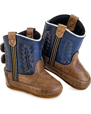 Old West Infant Boys' Poppet Boots - Round Toe
