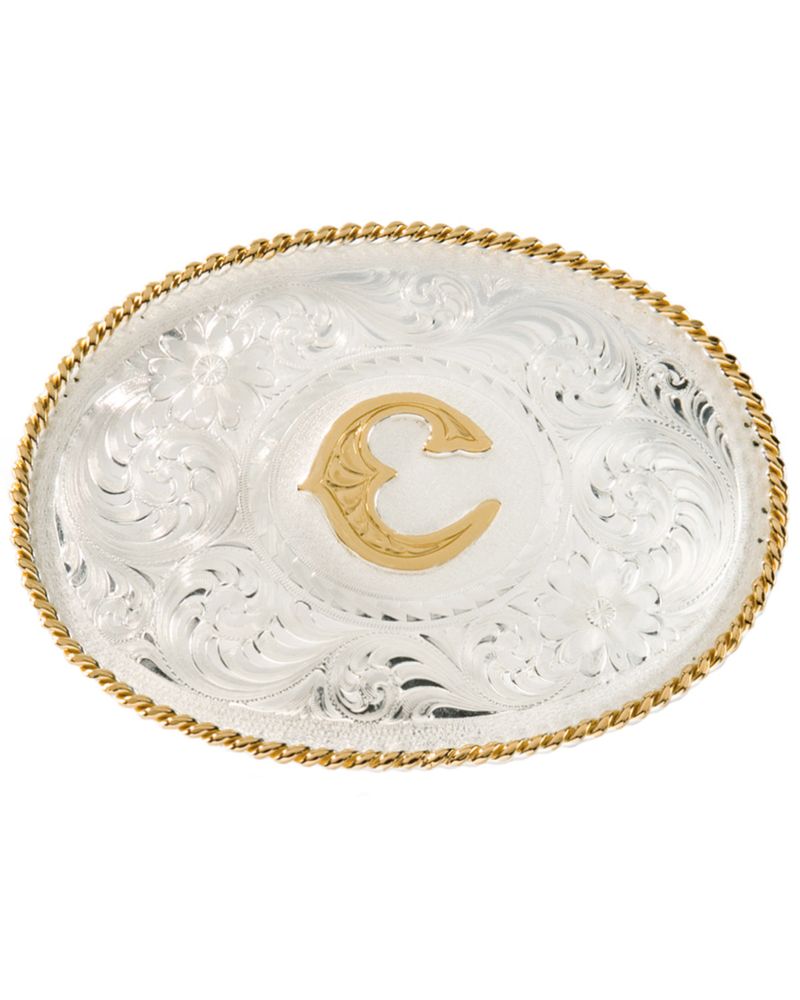 Montana Silversmiths Initial C Western Buckle