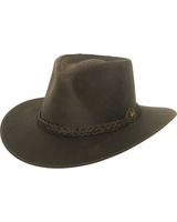 Bullhide Men's Duluth Leather Outback Western Fashion Hat