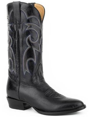 Roper Men's Parker Black Western Boots - Round Toe