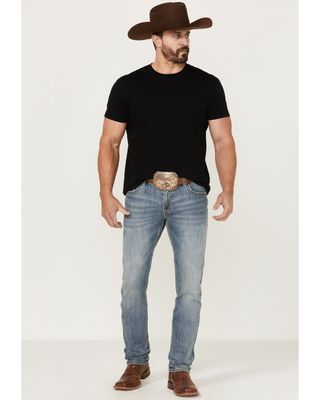 Rock & Roll Denim Men's Rifle Stretch Regular Skinny Jeans