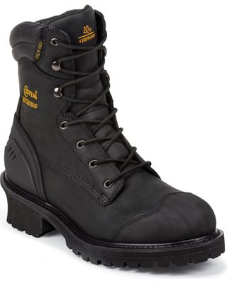 Chippewa Waterproof & Insulated 8" Lace-Up Work Boots - Composite Toe
