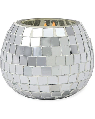 Paddywax Magique 10oz Sparkling Bergamot Glass Disco Ball Candle