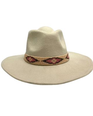 Nikki Beach Women's Cobra Felt Western Fashion Hat