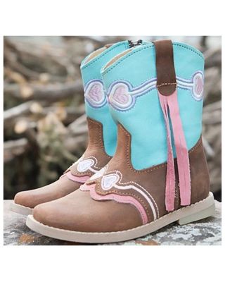 Shea Baby Girls' Hadley Western Boots - Square Toe