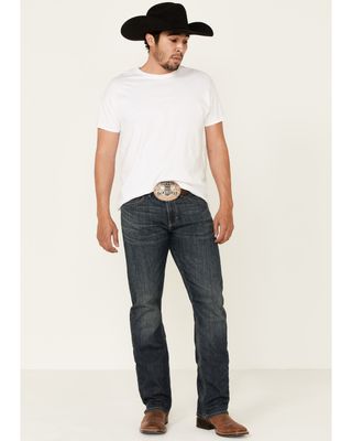 Wrangler 20X Men's Bonnet Stretch Low-Rise Slim Fit Straight Jeans - Long