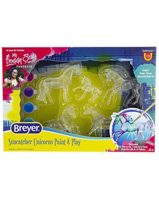 Breyer Girls' Suncatcher Unicorns Paint & Play Set