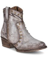 Corral Women's Metallic Studded Fashion Booties - Round Toe