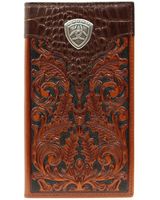 Ariat Men's Rodeo Bi-Fold Tooled Leather Wallet