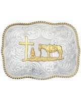 Montana Silversmiths Christian Cowboy Fancy Belt Buckle