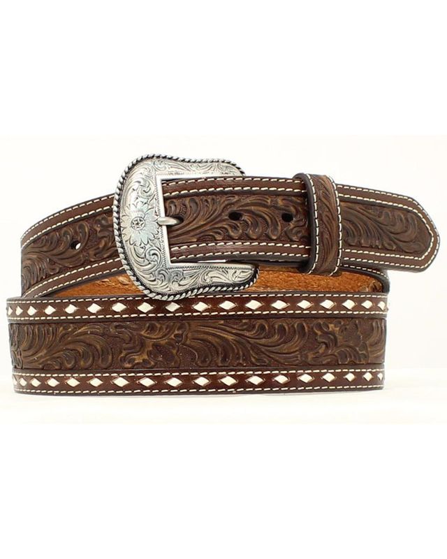 Nocona Belt Co. Men's Tooled Leather Belt