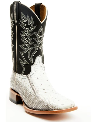 Cody James Men's Exotic Water Snake Back Cut Western Boots - Broad Square Toe