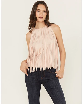 Idyllwind Women's Madie Faux Suede Fringe Tank