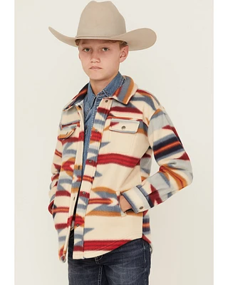 Fornia Boys' Southwestern Print Snap Shacket