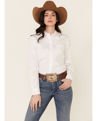 Cinch Women's Solid Button Down Western Shirt