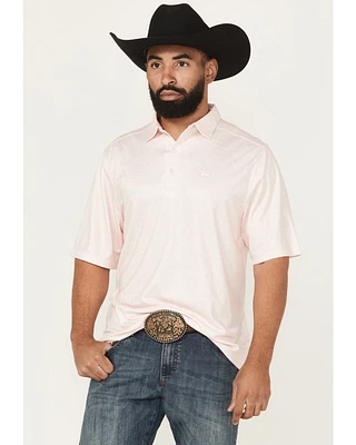 Cinch Men's Paisley Print Short Sleeve Button-Down Polo