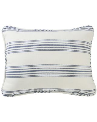 HiEnd Accents Prescott Navy Stripe Pillow Sham Set - King