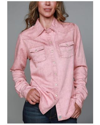 Kimes Ranch Women's KC Tencel Long Sleeve Pearl Snap Western Shirt