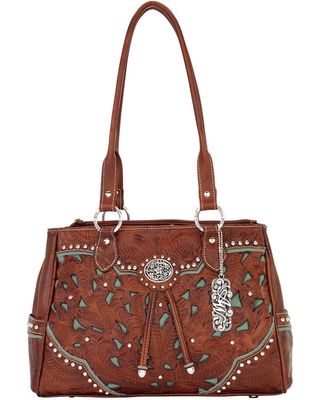 American West Lady Lace Multi-Compartment Tote