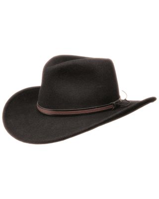 Black Creek Men's Crushable Felt Cowboy Hat