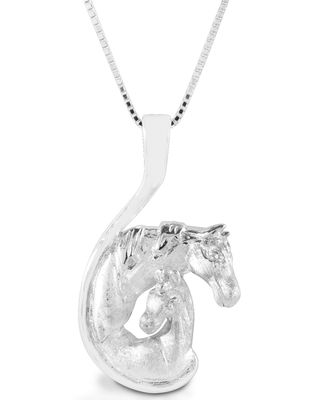 Kelly Herd Women's Mare & Foal Head Necklace