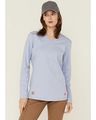 Ariat Women's FR AC Crew Long Sleeve Work Tee