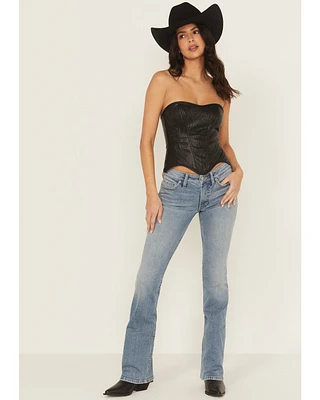 Shyanne Women's Aurora Low Rise Bootcut Stretch Denim Jeans