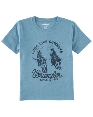 Wrangler Boys' Long Live Cowboys Logo Graphic T-Shirt