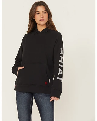 Ariat Women's FR Primo Fleece Logo Hooded Sweatshirt