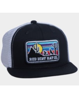Red Dirt Hat Boys' Coyote Desert Scene Patch Mesh Back Ball Cap