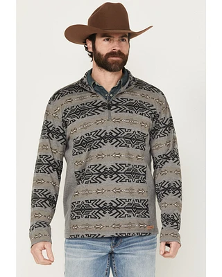 Powder River Outfitters by Panhandle Men's Pro Southwestern 1/4 Zip Henley Long Sleeve Shirt