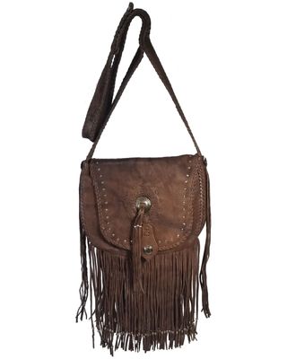 Kobler Leather Women's Concho Crossbody Bag