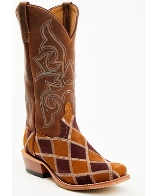 Horse Power Men's Patchwork Western Boots - Square Toe