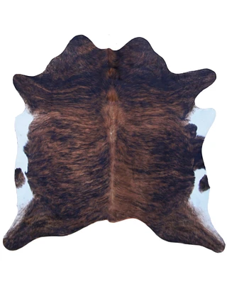 Carroll Co Medium Brindle Cowhide Rug