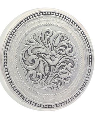 Montana Silversmiths New Traditions Stars and Barbed Wire Snuff Lid