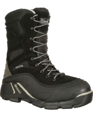 Rocky Men's BlizzardStalker Pro Waterproof Insulated Hunting Boots - Round Toe