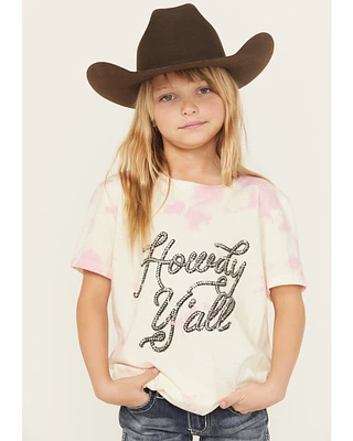 Rock & Roll Denim Girls' Howdy Y'all Short Sleeve Graphic Tee