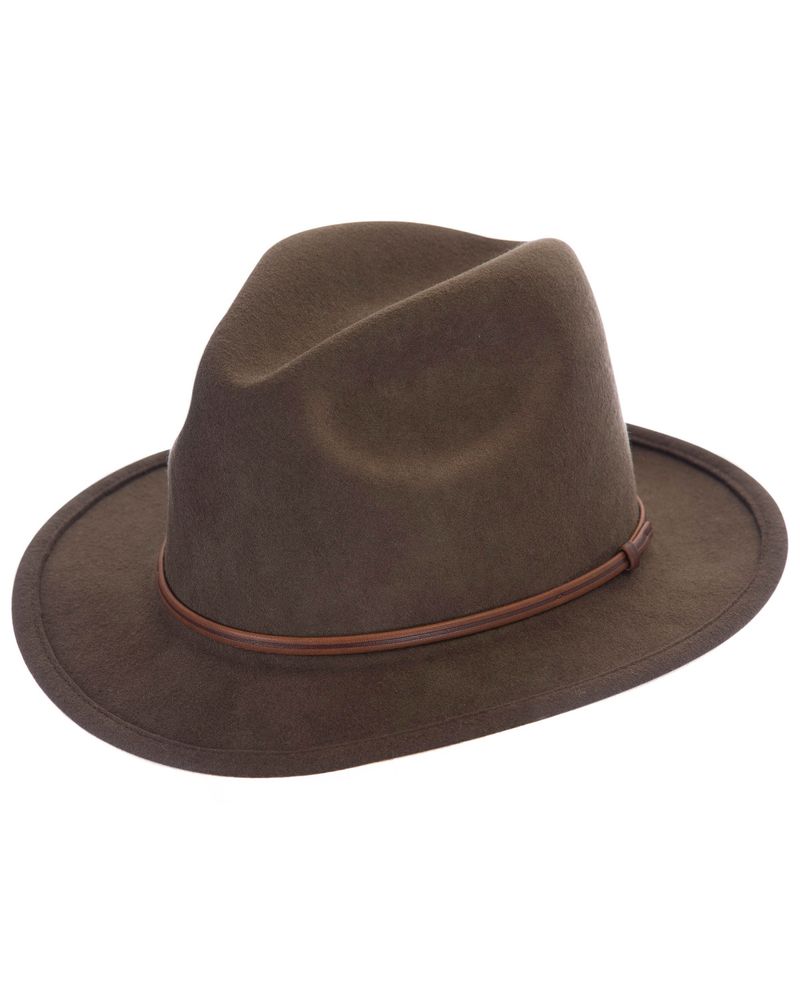 Black Creek Men's Fall Crushable Felt Fedora