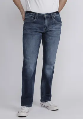 six straight leg jeans