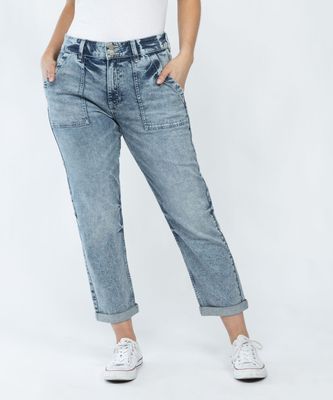 the relaxed light wash jeans