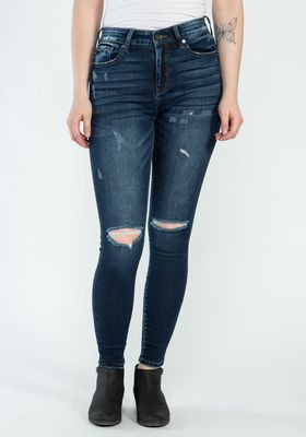 high rise super skinny jeans